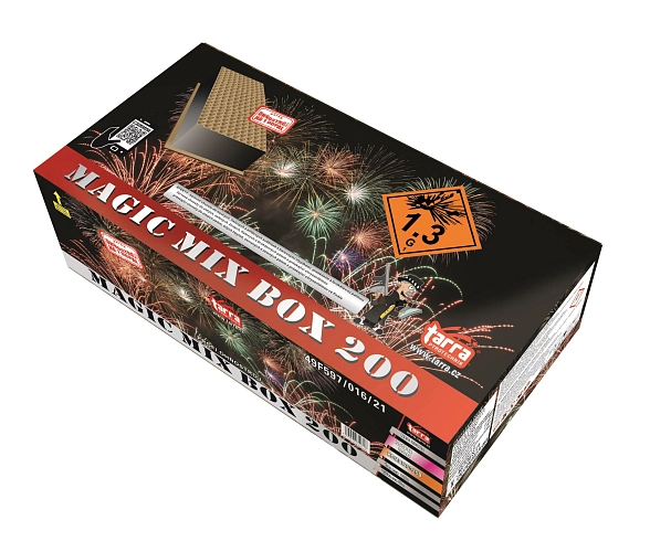 PROFI SLOŽENÝ OHŇOSTROJ MAGIC MIX BOX 200 RAN 1/1