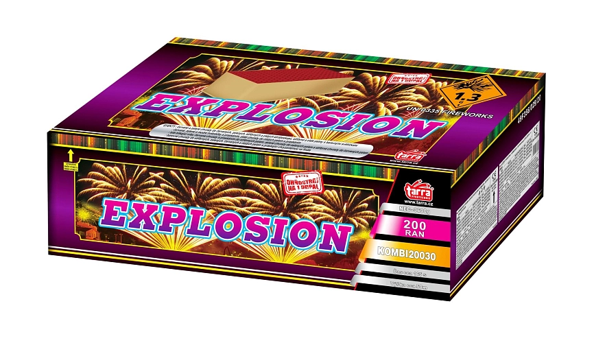 PROFI SLOŽENÝ OHŇOSTROJ EXPLOSION 200 RAN 1/1