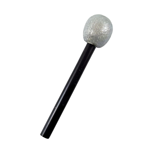 Mikrofon stříbrný - disco - 80.léta