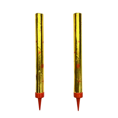 PÁRTY FONTÁNA na dort 15cm - 2 ks - zlatá 5/60/2