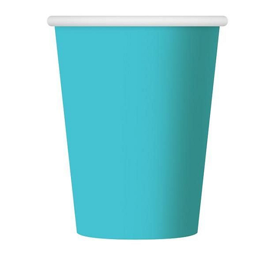 Kelímky světle modré 250 ml - 6 ks