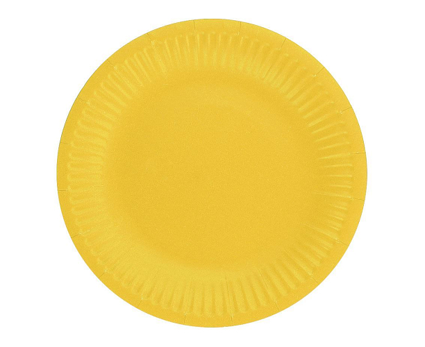 Talíře žluté 18 cm - 6 ks