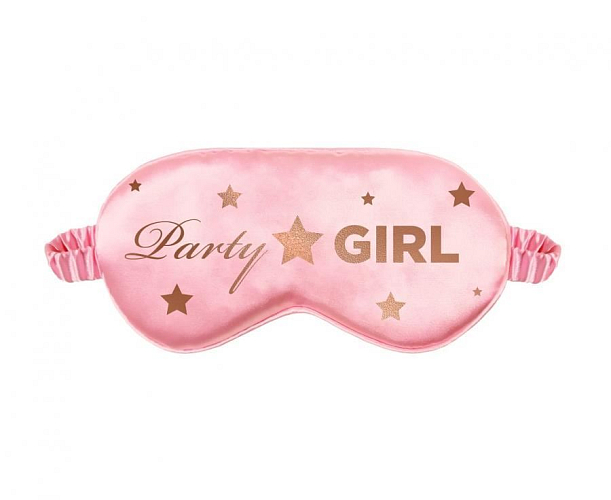 Maska na oči Party Girl - růžová - Rozlučka se svobodou