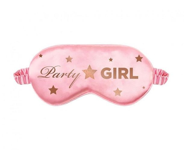 Maska na oči Party Girl - růžová - Rozlučka se svobodou