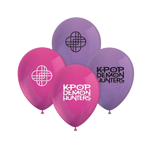 Latexové balónky K-POP DEMON HUNTERS - Lovci démonů - 8 Ks