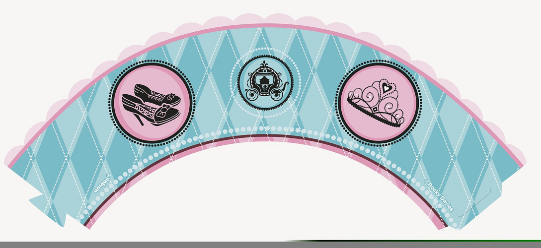 KOŠÍČKY NA MUFFINY - POHÁDKOVÁ PRINCEZNA - 12 ks