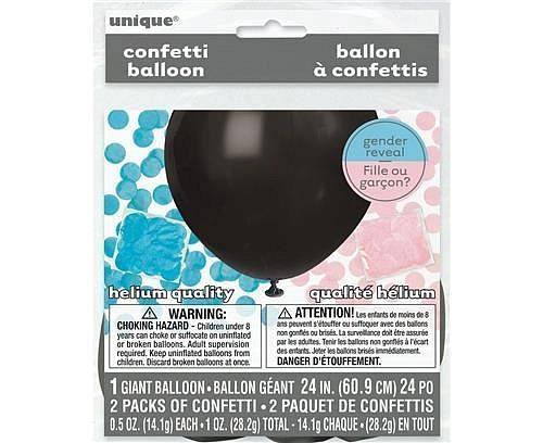 Balónková sada Gender reveal - Baby shower - Holka nebo kluk ? - 61 cm