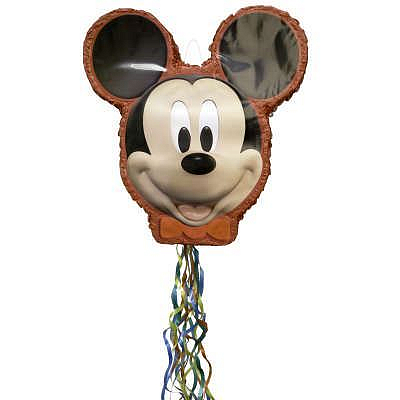 Piňata Myšák Mickey Mouse - 51x46,5x8 cm - tahací