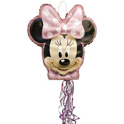 Piňata Myška Minnie - 51 x 46 x 7,5 cm - tahací