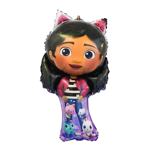 Balón fóliový postavička Gábinin kouzelný domeček - Gabby's Dollhouse - 56 cm