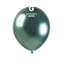 Balónek chromovaný  MINI - 13 cm - lesklý zelený - 1ks