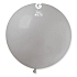 Balón latex 80 cm - Pastelový šedý 1 ks