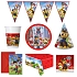 Dětská narozeninová sada Tlapková Patrola - Paw Patrol - 12 osob, 78 ks