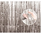PÁRTY ZÁVĚS STŘÍBRNÝ - SILVER - Silvestr - 90 x 240 cm