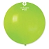 Balón latex 80 cm - světle zelený - limetka - 1 ks
