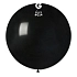 Balón latex 80 cm - černý 1 ks
