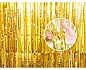 PÁRTY ZÁVĚS ZLATÁ - GOLD - Silvestr - 90 x 240 cm