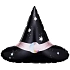 Fóliový balónek klobouk - Halloween - čarodějnice - 60 cm