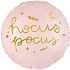 Fóliový balónek Hocus pocus - růžový - Halloween - Čarodějnice - 45 cm