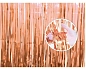 PÁRTY ZÁVĚS - RŮŽOVO-ZLATÝ - rose gold - 90 x 240 cm
