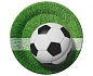 Papírové talíře FOTBAL - 18 cm - 6 ks