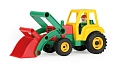 aktivní traktor se lžící