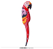 Nafukovací papoušek - pirát - havaj - Hawaii - 105 cm