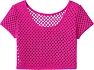 Růžové siťované retro tričko - neon - 80.léta - disco