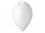 Balónky latexové pastelové BÍLÉ - 100 ks - 30 cm