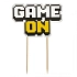 Dekorace na dort GAME ON - Pixel - Minecraft - 10 cm