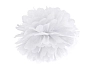 PAPÍROVÝ POMPOM 35cm - BÍLÁ