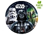 Papírové talíře Star Wars Galaxy - Hvězdné války -  20 cm - 8 ks