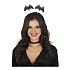 Čelenka černá s netopýry - Halloween