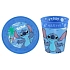 Sada plastový kelímek a talíř Stitch a Angel - 2ks