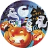 Papírové talíře dýně - pumkin - Halloween - 6 ks -  23 cm