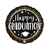 Balónek foliový - promoce - 'Happy Graduation' - 46 cm