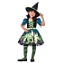 Dětský kostým čarodějnice - zelený - Hocus Pocus - vel. 3-4 roky - Halloween