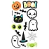 Dočasné tetování dětské - čarodějnice - Halloween - 15 ks