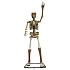 Dekorace obří kostlivec - kostra - skeleton - 335 cm - Halloween