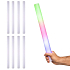 Párty LED pěnová tyč se světlem - barevná - rainbow - duha - 48 cm - 9 ks