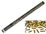 Konfety 80cm -ZLATÉ METALICKÉ- Silvestr