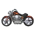 Balón foliový motorka - Chopper - 90 cm