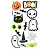 Dočasné tetování dětské - čarodějnice - Halloween - 15 ks