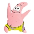 Fóliový balónek Spongebob - PATRIK - 80 cm