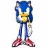 Fóliový balónek ježek SONIC - 101 cm