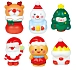 Mačkací figurka - Squishies - mix - žertovinka - Vánoce - 11 cm - 1 ks