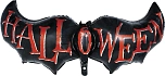 Balón fóliový Halloween Netopýr - 100 cm