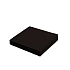 Ubrousky 33x33 cm černé - 50 ks dvouvrstvé PARTY