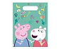 Plastové tašky na dárečky prasátko - Pepina - Peppa Pig - 6 ks