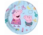 Papírové talíře prasátko Pepina - Peppa Pig - 23 cm - 8 ks
